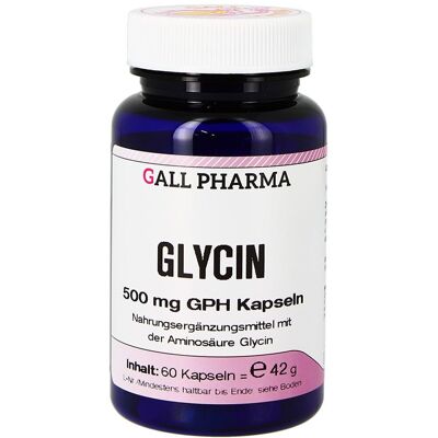 Hecht Pharma Glycin 500 mg Kapseln - Nahrungsergänzungsmittel Hecht Pharma Glycin 500 mg Kapseln - Nahrungsergänzungsmittel