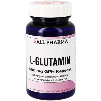 Hecht Pharma L-Glutamin 500 mg GPH Kapseln - Nahrungsergänzung Hecht Pharma L-Glutamin 500 mg GPH Kapseln - Nahrungsergänzung