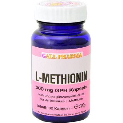 Hecht Pharma GmbH L-METHIONINE 500 mg Kapseln - Nahrungsergänzung Hecht Pharma GmbH L-METHIONINE 500 mg Kapseln - Nahrungsergänzung
