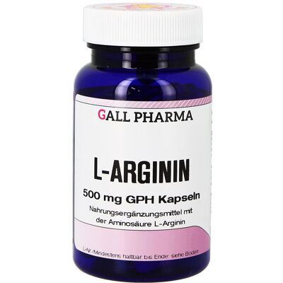 GALL PHARMA L-Arginin 500 mg GPH Kapseln 80 St GALL PHARMA L-Arginin 500 mg GPH Kapseln 80 St