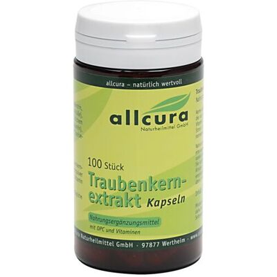 Allcura Traubenkernextrakt Kapseln - Nahrungsergänzung Allcura Traubenkernextrakt Kapseln - Nahrungsergänzung