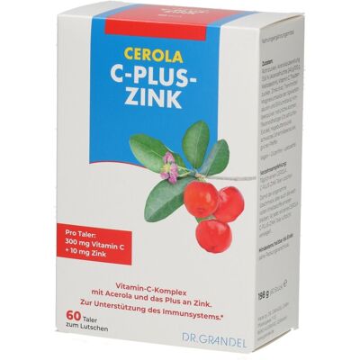 Dr. Grandel Vitamin C Zink Taler - Nahrungsergänzungsmittel Dr. Grandel Vitamin C Zink Taler - Nahrungsergänzungsmittel