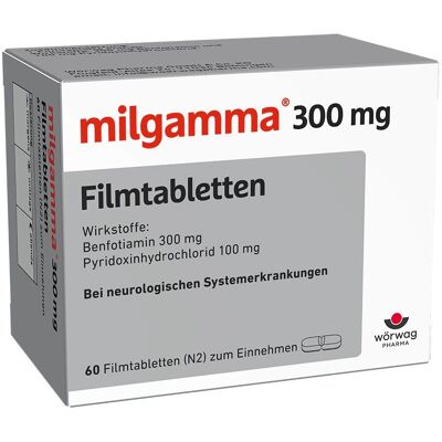 Milgamma 300 mg Filmtabletten 60 St Milgamma 300 mg Filmtabletten 60 St