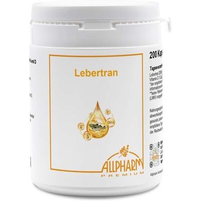 Allpharm - Lebertran Kapseln - 500 mg - 200 St Allpharm - Lebertran Kapseln - 500 mg - 200 St