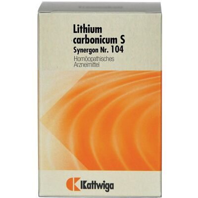 Kattwiga Synergon Komplex 104 Lithium carbonicum S Tabl. 200 St Tabletten Kattwiga Synergon Komplex 104 Lithium carbonicum S Tabl. 200 St Tabletten
