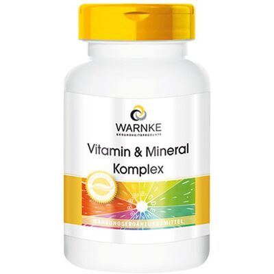 WARNKE Vitamin & Mineral Komplex Kapseln 100 St WARNKE Vitamin & Mineral Komplex Kapseln 100 St