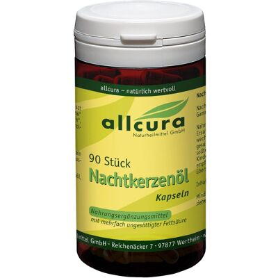 allcura Nachtkerzenöl Kapseln 90 St allcura Nachtkerzenöl Kapseln 90 St
