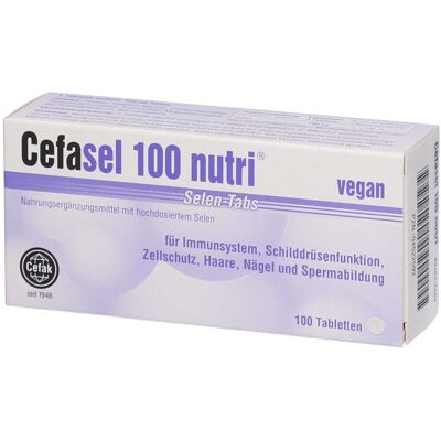 Cefasel nutri Cefasel 100 nutri Selen-Tabs St Tabletten Cefasel nutri Cefasel 100 nutri Selen-Tabs St Tabletten