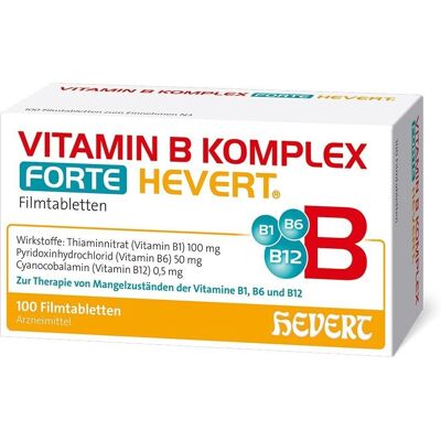 Vitamin B Komplex forte Hevert Tabletten 100 St Vitamin B Komplex forte Hevert Tabletten 100 St