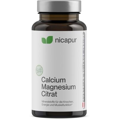 Nicapur Calcium Magnesium Citrat Kapseln 60 St Nicapur Calcium Magnesium Citrat Kapseln 60 St