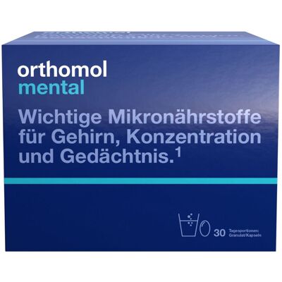 Pharma Medica - Orthomol mental - Granulat/Kapseln Pharma Medica - Orthomol mental - Granulat/Kapseln