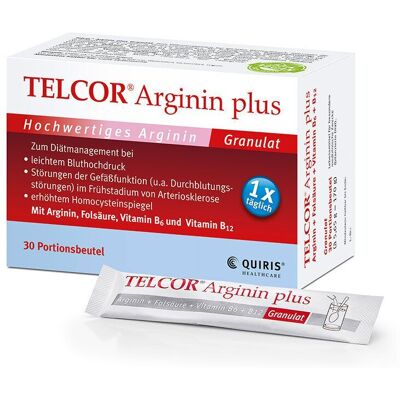 Quiris Healthcare GmbH & Co. KG Telcor Arginin plus Btl. Granulat 30 St - Nahrungsergänzung Quiris Healthcare GmbH & Co. KG Telcor Arginin plus Btl. Granulat 30 St - Nahrungsergänzung