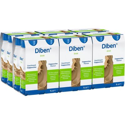 Diben Drink Cappuccino 1.5 kcal/ml Trinkflasche 24x200 ml Flüssigkeit Diben Drink Cappuccino 1.5 kcal/ml Trinkflasche 24x200 ml Flüssigkeit