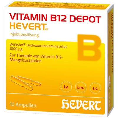 Vitamin B12 Depot Hevert Ampullen 10x2 ml Vitamin B12 Depot Hevert Ampullen 10x2 ml