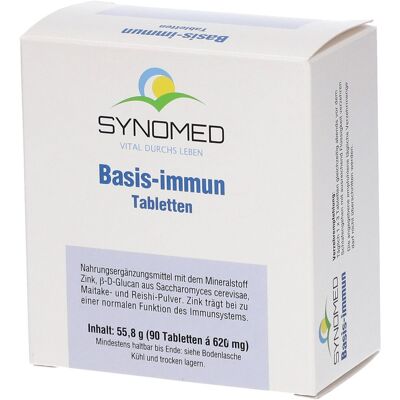 Synomed - Basis Immun - 90 Tabletten - Nahrungsergänzung Synomed - Basis Immun - 90 Tabletten - Nahrungsergänzung