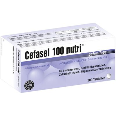 Cefasel 100 nutri Selen-Tabs 200 St Tabletten Cefasel 100 nutri Selen-Tabs 200 St Tabletten