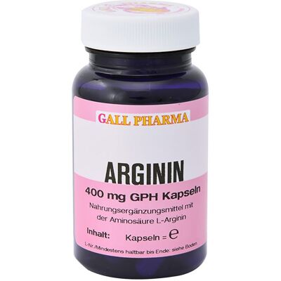 Hecht Pharma GmbH Arginin 400 mg GPH Kapseln - Nahrungsergänzungsmittel Hecht Pharma GmbH Arginin 400 mg GPH Kapseln - Nahrungsergänzungsmittel