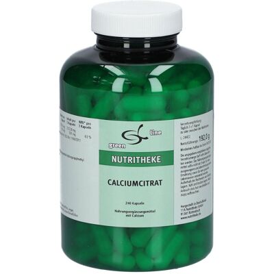 Nutritheke Calciumcitrat Kapseln 240 St Nutritheke Calciumcitrat Kapseln 240 St