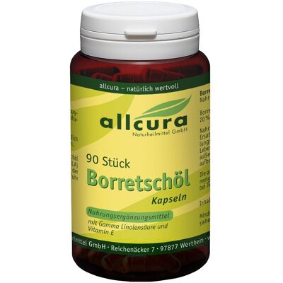 allcura Borretschöl Kapseln 90 St allcura Borretschöl Kapseln 90 St
