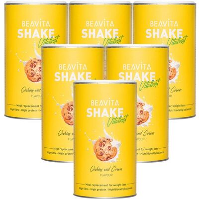 Beavita Profi Diät-Paket, Cookies-Cream 6x572 g Pulver Beavita Profi Diät-Paket, Cookies-Cream 6x572 g Pulver