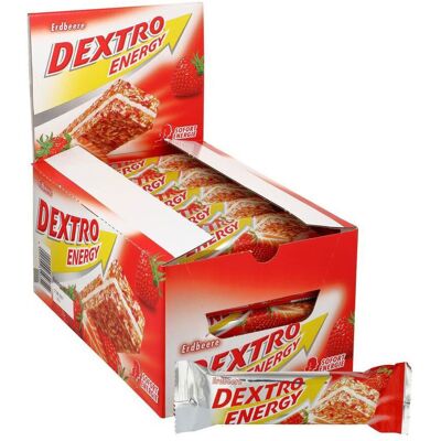 Dextro Energy Riegel, Erdbeere 25x35 g Riegel Dextro Energy Riegel, Erdbeere 25x35 g Riegel