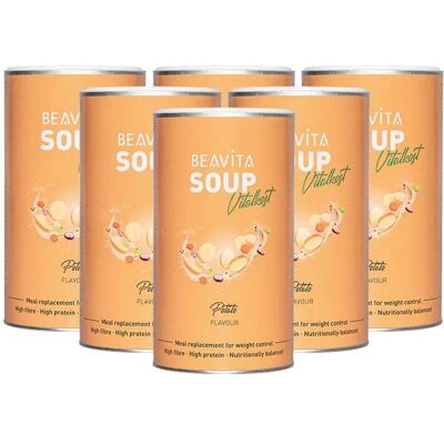 6 x Beavita Vitalkost Plus, Kartoffelsuppe 6x540 g Pulver 6 x Beavita Vitalkost Plus, Kartoffelsuppe 6x540 g Pulver