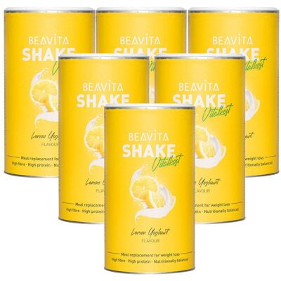 Beavita Vitalkost Plus Diät-Shake, Zitrone-Joghurt 6x572 g Pulver Beavita Vitalkost Plus Diät-Shake, Zitrone-Joghurt 6x572 g Pulver