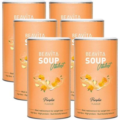 Beavita Vitalkost Kürbissuppe, 6x540 g Pulver Beavita Vitalkost Kürbissuppe, 6x540 g Pulver