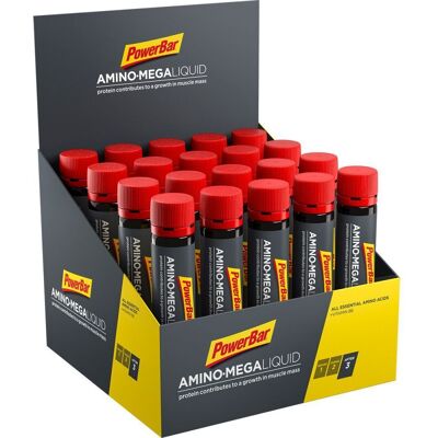 Powerbar Amino Mega Liquid - Hochwertiges Protein-Hydrolysat, 20x25ml Powerbar Amino Mega Liquid - Hochwertiges Protein-Hydrolysat, 20x25ml
