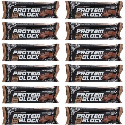 Best Body Nutrition Vital Protein Block Chocolate 12x 12x90 g Riegel Best Body Nutrition Vital Protein Block Chocolate 12x 12x90 g Riegel