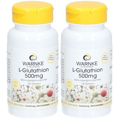WARNKE L-Glutathion 500 mg Tabletten 2x 2x100 St WARNKE L-Glutathion 500 mg Tabletten 2x 2x100 St