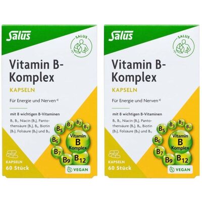 Vitamin B Komplex vegetabile Kapseln Salus 2x 2x60 St Vitamin B Komplex vegetabile Kapseln Salus 2x 2x60 St