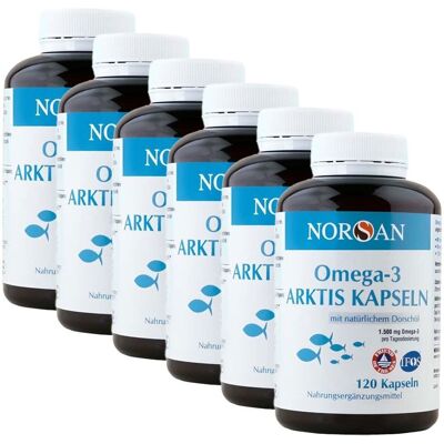 6x Norsan Omega-3 Arktis Kapseln 6x120 St 6x Norsan Omega-3 Arktis Kapseln 6x120 St