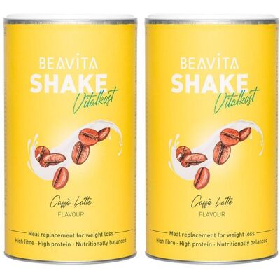 Beavita Vitalkost Diät-Shake, Caffè Latte Doppelpack 2x572 g Pulver Beavita Vitalkost Diät-Shake, Caffè Latte Doppelpack 2x572 g Pulver