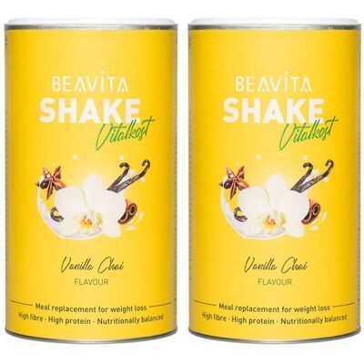 Beavita Vitalkost Diät-Shake, Vanilla Chai Doppelpack 2x572 g Pulver Beavita Vitalkost Diät-Shake, Vanilla Chai Doppelpack 2x572 g Pulver