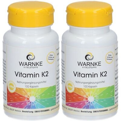 WARNKE Vitamin K2 Kapseln 2x 2x100 St WARNKE Vitamin K2 Kapseln 2x 2x100 St