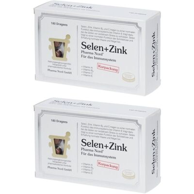 Selen+Zink Pharma Nord Dragees 2x 2x180 St Selen+Zink Pharma Nord Dragees 2x 2x180 St