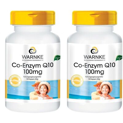 WARNKE Coenzym Q10 100 mg Kapseln 2x 2x100 St WARNKE Coenzym Q10 100 mg Kapseln 2x 2x100 St