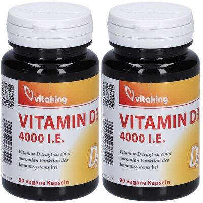 vitaking Vitamin D3 4.000 I.e. Kapseln 2x 2x90 St vitaking Vitamin D3 4.000 I.e. Kapseln 2x 2x90 St