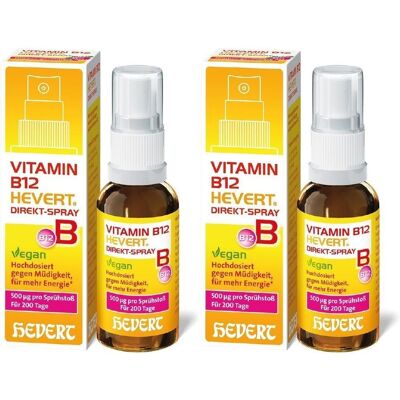 Vitamin B12 Hevert Direkt-Spray 2x 2x30 ml Spray Vitamin B12 Hevert Direkt-Spray 2x 2x30 ml Spray