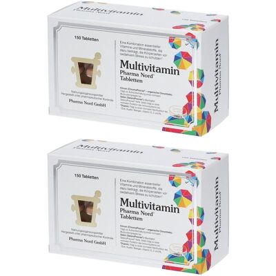 Multivitamin Pharma Nord Tabletten 2x 2x150 St Multivitamin Pharma Nord Tabletten 2x 2x150 St