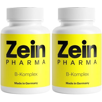 ZeinPharma Vitamin B KOMPLEX+Biotin Forte Kapseln 2x 2x90 St ZeinPharma Vitamin B KOMPLEX+Biotin Forte Kapseln 2x 2x90 St