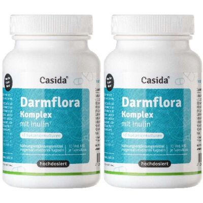 Casida Darmflora Komplex mit Inulin Kapseln 2x 2x120 St Casida Darmflora Komplex mit Inulin Kapseln 2x 2x120 St