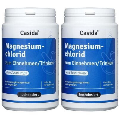 Casida Magnesiumchlorid zum Einnehmen/Trinken Pulver 2x 2x210 g Casida Magnesiumchlorid zum Einnehmen/Trinken Pulver 2x 2x210 g