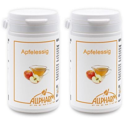 ALLPHARM Apfelessig Kapseln 2x 2x60 St ALLPHARM Apfelessig Kapseln 2x 2x60 St