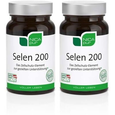 Nicapur Selen 200 Kapseln 2x 2x60 St Nicapur Selen 200 Kapseln 2x 2x60 St