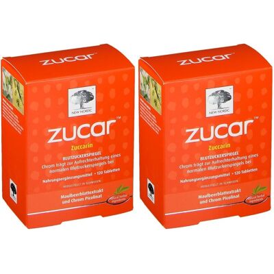 NEW NORDIC Zucar Zuccarin Tabletten 2x 2x120 St NEW NORDIC Zucar Zuccarin Tabletten 2x 2x120 St