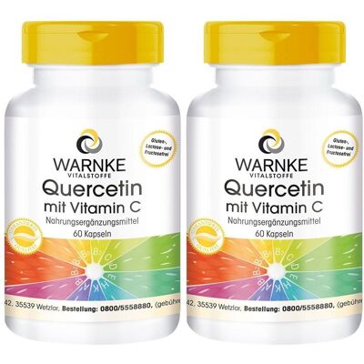 WARNKE Quercetin MIT Vitamin C Kapseln 2x 2x60 St WARNKE Quercetin MIT Vitamin C Kapseln 2x 2x60 St