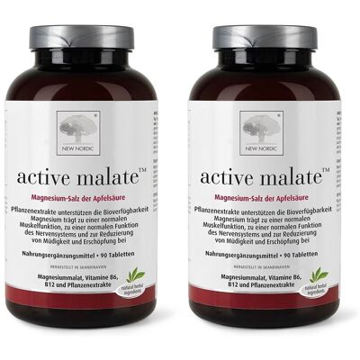 NEW NORDIC Active Malate Tabletten 2x 2x90 St NEW NORDIC Active Malate Tabletten 2x 2x90 St