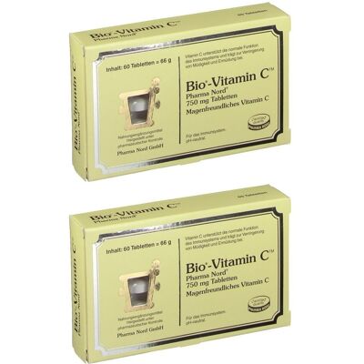 Bio-Vitamin C Pharma Nord Tabletten 2x 2x60 St Bio-Vitamin C Pharma Nord Tabletten 2x 2x60 St